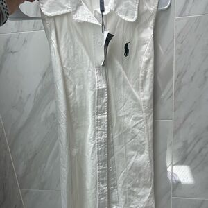 Tommy Hilfiger White Sleeveless Jacket